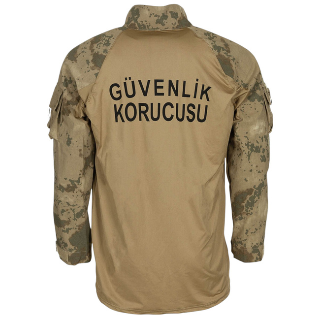 HARCING HÁTLAPJÁN FELIRATTAL - GÜVENLIK KORUCUSU - M2018 - TÖRÖK HADSEREG KATONAI SURPLUS - CAMO - MINT ÚJ