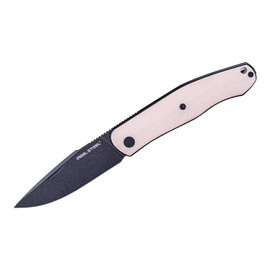 Zsebkés - Real Steel Serenity G10 elefántcsont BW - Boker