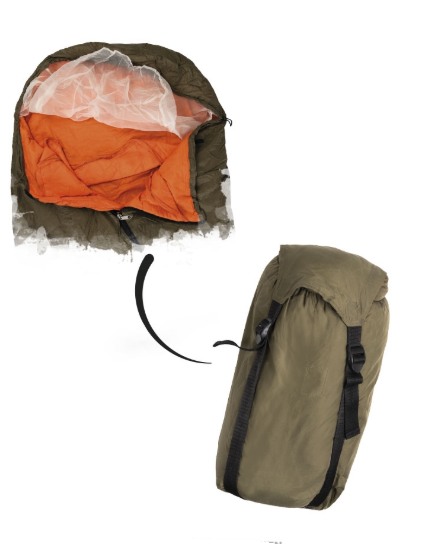 NYÁRI HÁLÓZSÁK - THINSULATE™ - OD/NARANCSSÁRGA - CSEH KATONAI FELESLEG - HASZNÁLT