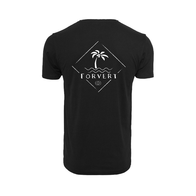 T-SHIRT - FORVERT PRINT - BLACK - LOMPOC - BRANDIT