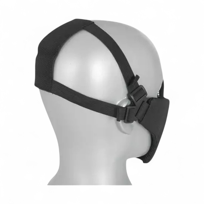 HALF-FACE MESH MASK 2.0 - BLACK - WOSPORT