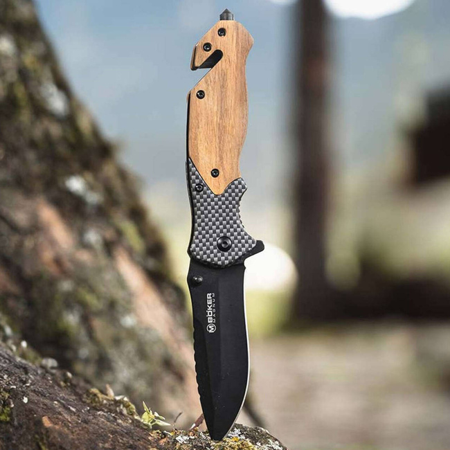 POCKET KNIFE  BLOMKVIST OLIVE - MAGNUM BY BOKER