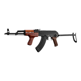 AEG AK AIM Steel & Wood 1.0J replika – Hosszú acél változat fa állvánnyal