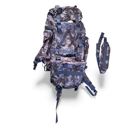 LARGE MILITARY COMBAT BACKPACK WITH POCKET, DETACHABLE OUTER POUCH - 90L - ROMANIAN ARMY MILITARY SURPLUS - COMBAT FA CAMO - NEW