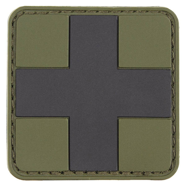 3D ''ELSŐSEGÉLY'' EMBLÉMA PATCH - ZŐLD OD / FEKETE - MFH