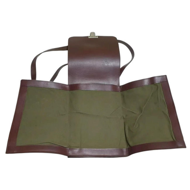 Bortérkép Táska - Katonai Porthart RSR Korszak - Tiszt - Román Hadsereg Katonai Felesleg - Barna - Újszerű