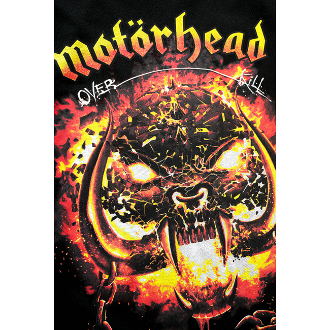 MOTÖRHEAD PAMUT PÓLÓ OVERKILL NYOMTATÁSSAL - FEKETE - BRANDIT