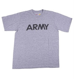 US 'ARMY' GI TRIKÓ SOFFE® VÁLOGATOTT S-XL - SZÜRKE - MINTHA ÚJ LENNE