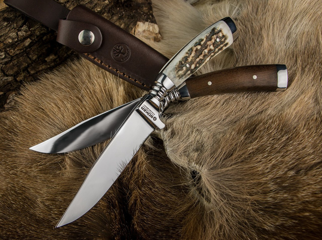 Böker Manufaktur Solingen Gobec Nicker Stag kés