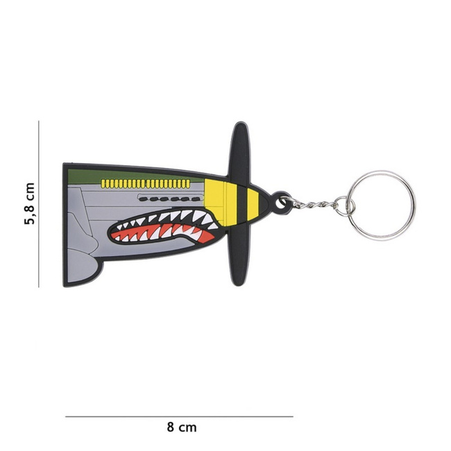 3D PVC KEYCHAIN - P-51 MUSTANG