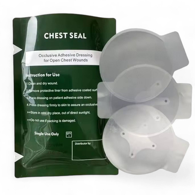 Chest seal for emergency wound care