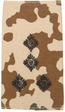 EMBLÉMA - GERMAN ARMY TROPICAL CAMO/BLACK SHOULDER LOOPS ´STABSHAUPTMANN´