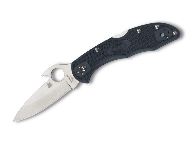 DELICA 4 LIGHTWEIGHT WAVE POCKET KNIFE - SPYDERCO