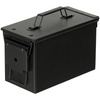 US METAL AMMO BOX - "M2A1" - CAL. 50 -  MFH® - BLACK