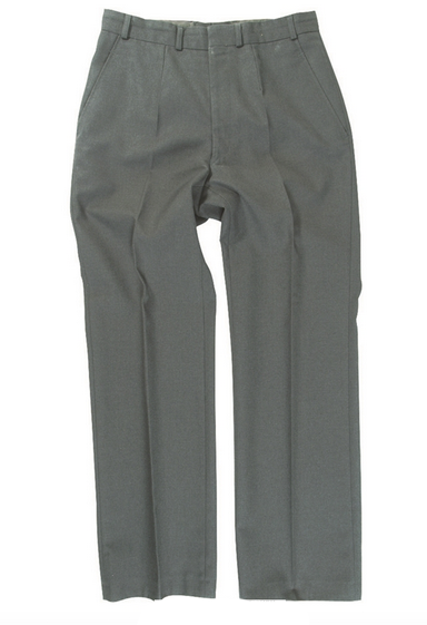GERMAN SERVICE PANTS - GREY - MILITARY SURPLUS - USED