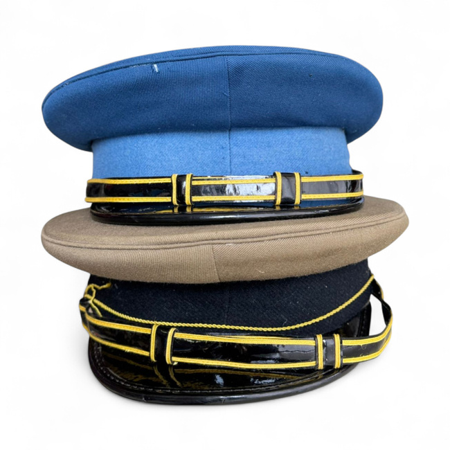 RSR KATONAI SISAK - TÜZÉRSÉG/TECHNIKAI ALTISZT - KATONAI FELESLEG ROMÁN HADSEREG - KÉK - JÓ ÁLLAPOTBAN