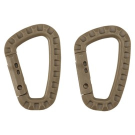 PACK OF 2 CARBINERS - CAMEL - BRANDIT