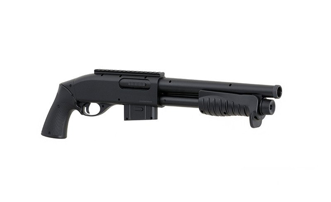 Replica shotgun M401 Pump Shotgun - Black [EE]