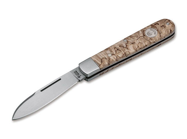  Böker Manufaktur Solingen Barlow Prime Maserbirke pocket knife