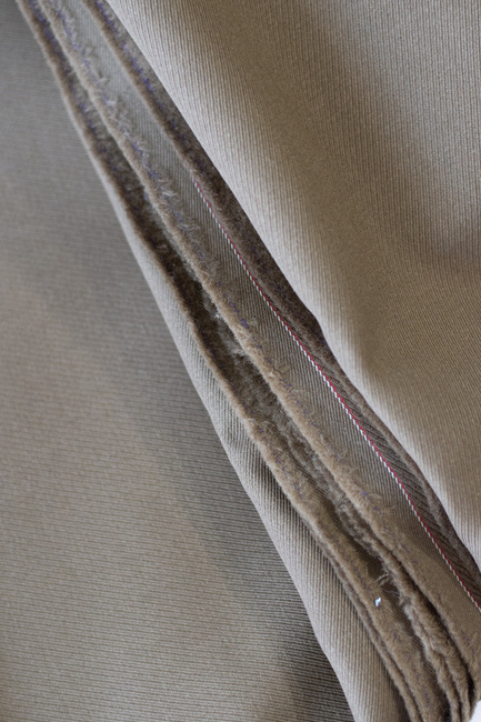 (TOILE) FABRIC PER METER (WIDTH 1,52 M) - KHAKI - ROMANIAN ARMY MILITARY SURPLUS