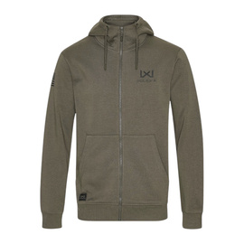 WX URBAN ZIP-UP KAPUCNIS PULÓVER - SAGE ZÖLD - OD ZÖLD WX/WILEY X