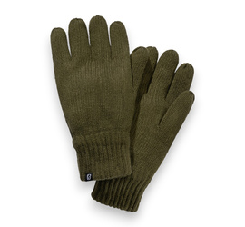 KNITTED GLOVES - OLIVE - BRANDIT