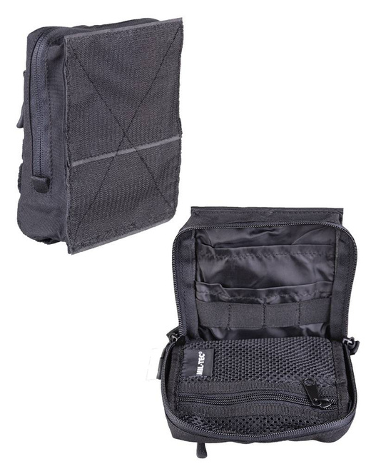 TASAK, TÖBBCÉLÚ TAKTIKAI ZSEB - TÉPŐZÁRAS RÖGZÍTÉSSEL - Mil-Tec® - FEKETE