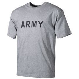 MFH T-shirt with the inscription army gray, 160g/m2