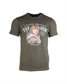 T-SHIRT - "AVIATOR" - Mil-Tec® - OD