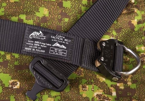 TACTICAL BELT - COBRA D-Ring® (FX45) - Helikon Tex® - BLACK