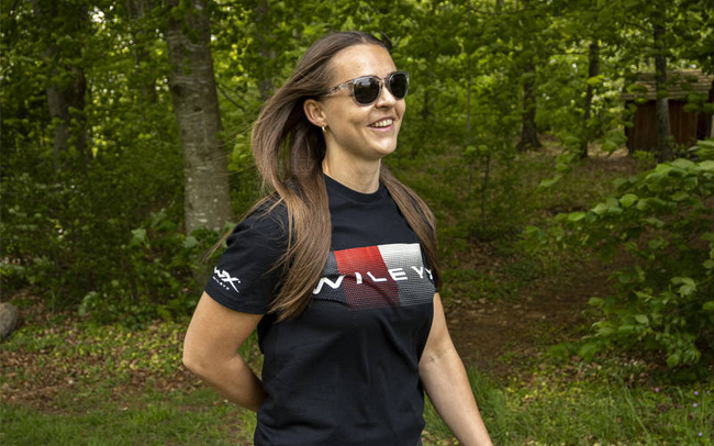 WX Core cotton T-shirt, black - Dot pattern - Wiley X