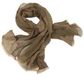 NET SCARF PES - 190x90 CM - Mil-Tec - 3 COLOURS DESERT
