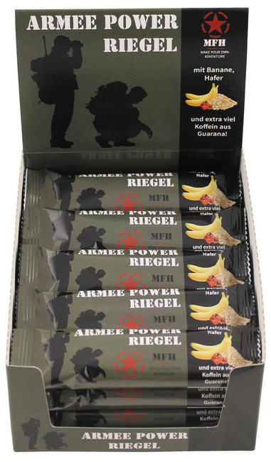 ENERGIA SZELET "ARMY POWER BAR" - ZAB ÉS BANÁN - 60 G - MFH®
