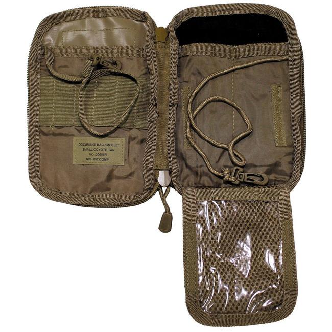 Document Bag, "MOLLE" small, coyote tan