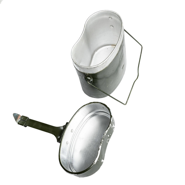 ALUMÍNIUM KULACS - VALÓDI KATONAI FELESLEG ROMÁN HADSEREG - jó állapotban