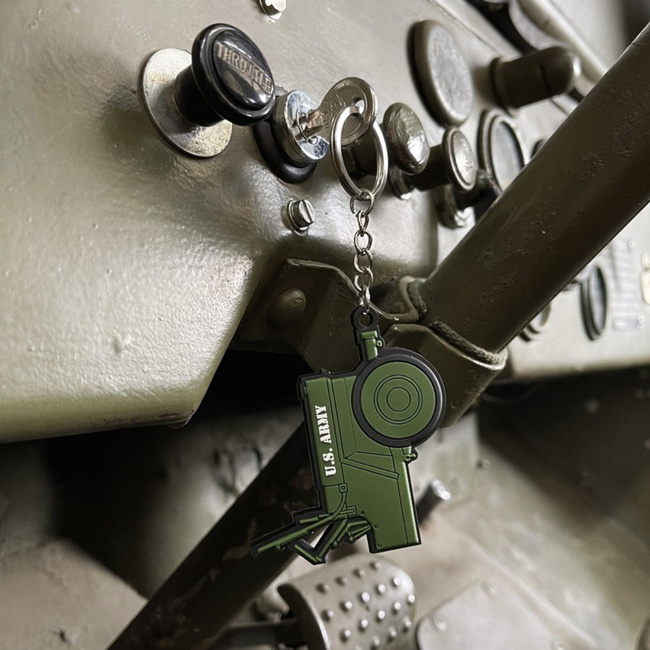 3D PVC KEYCHAIN - JEEP US ARMY