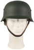 Steel Helmet, WW II, OD green, leather lining