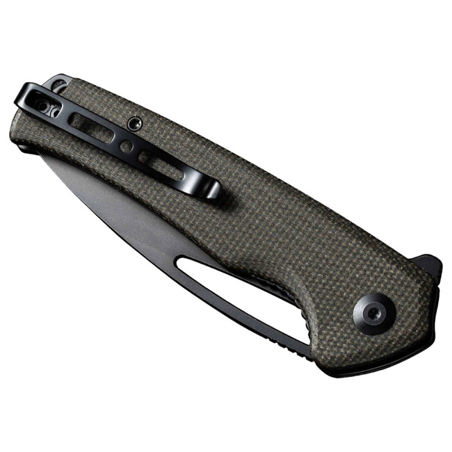 Zsebkés - "SENCUT Mims Micarta Dark Green Black" - Böker