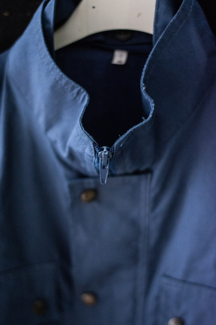 Cadet`s Jacket - Romanian Army - Military Surplus - Blue - Like new