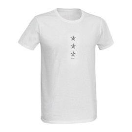 MILITARY RANK PRINTED COTTON T-SHIRT - TDVM - WHITE - DEFCON5