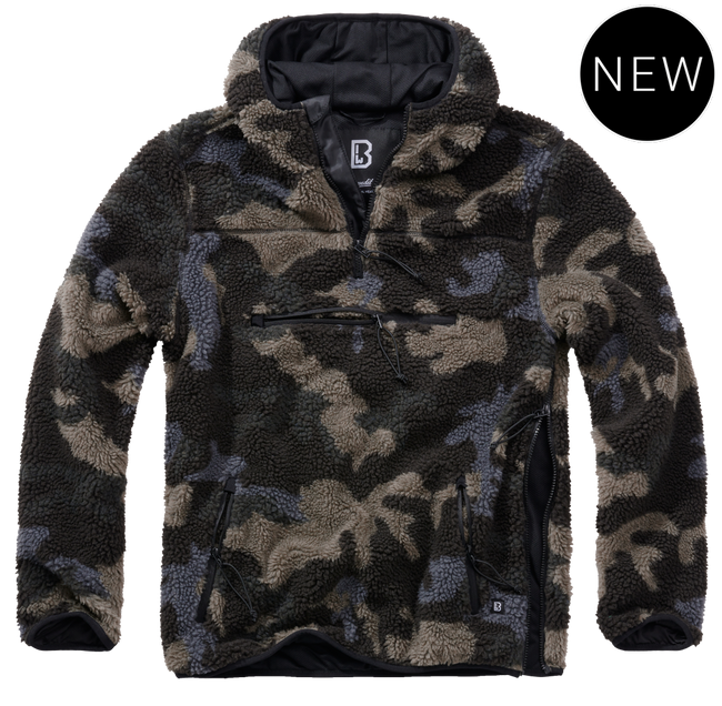 "TEDDYFLEECE" PÁLYÁNY PULÓVER - DARK CAMO - BRANDIT
