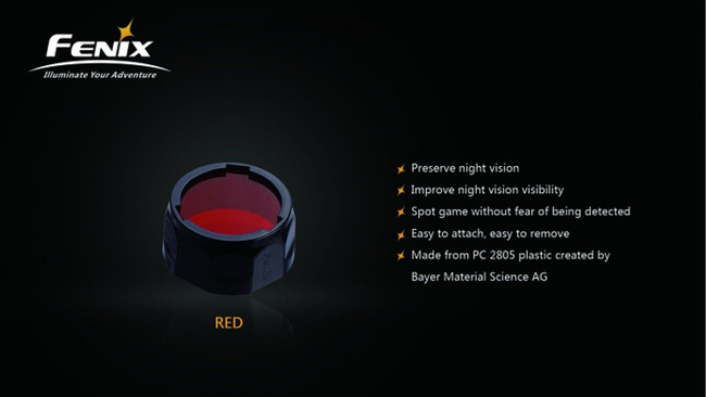 Fenix Filter Adapter - AOF-S+ - Red