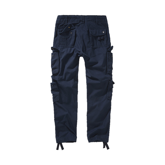Pure Slim Fit Cargo Trousers for Men - Navy Blue - Brandit