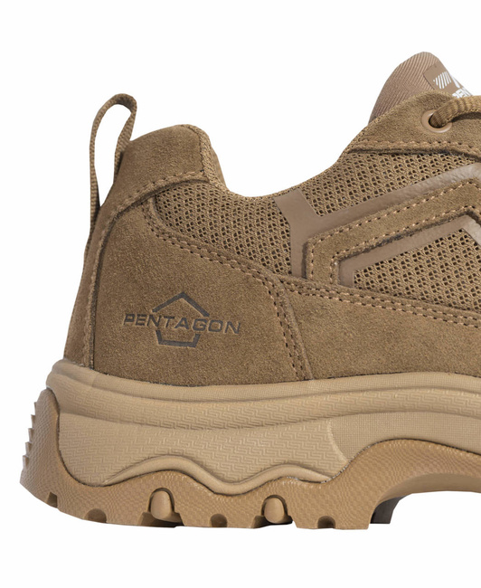 TACTICAL SUEDE SHOES - SCORPION V2 - PENTAGON® - COYOTE -  HEIGHT 4"