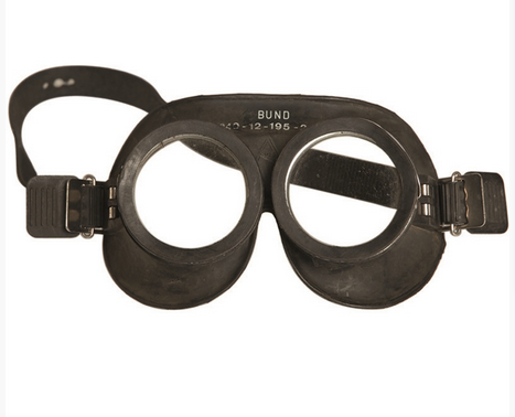 German Gas Protect. Goggles Used