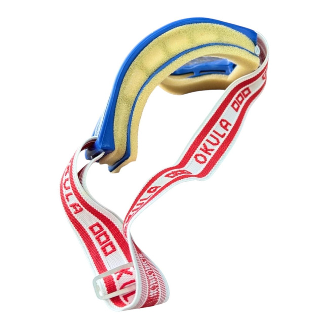 Rugalmas Védőszemüveg Átlátszó, Ellenálló Műanyag Vízorral - OKULA - Román Hadsereg Katonai Felesleg - Jó Állapotban