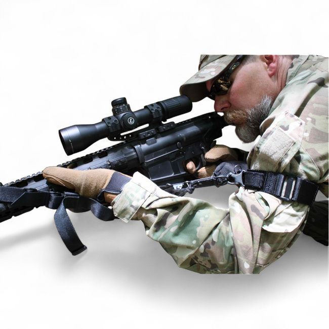 Mesterlövész öv állítható mandzsettával - VTAC PES MK2 - Viking Tactics - Fekete