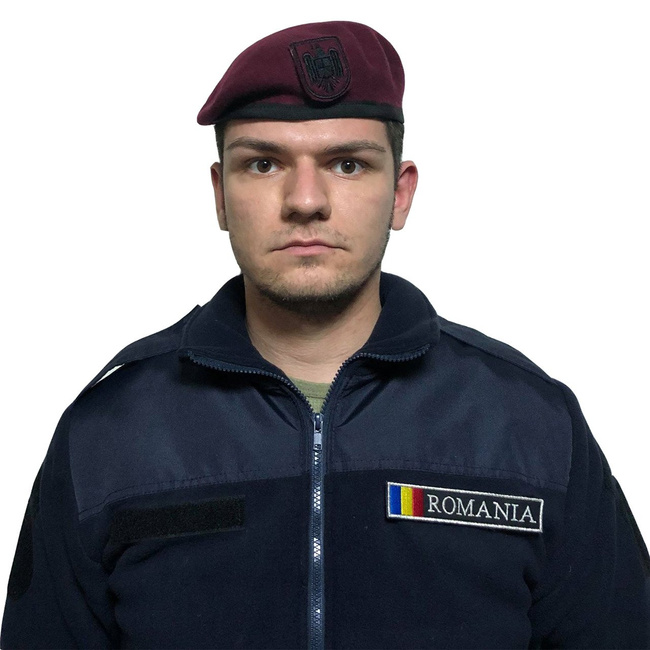 Burgundia Svájcisapka velcro Insignia - textil