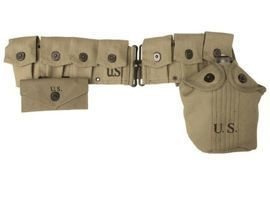 Amerikai M36 Garand tártartó öv, Khaki - repro