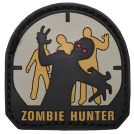 Jelvény, tapasz "Zombie Hunter", 3 D